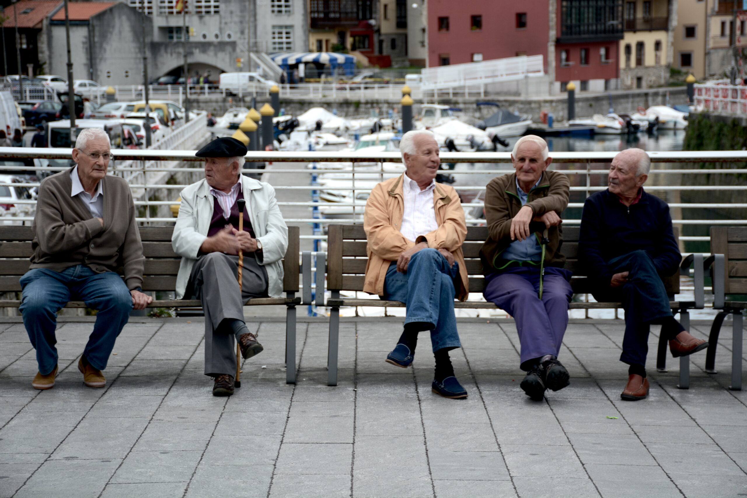 People watching, Asturias