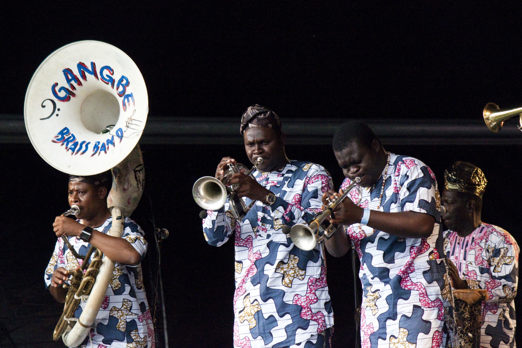 Gangbé Brass Band, Africa Oyé 2011