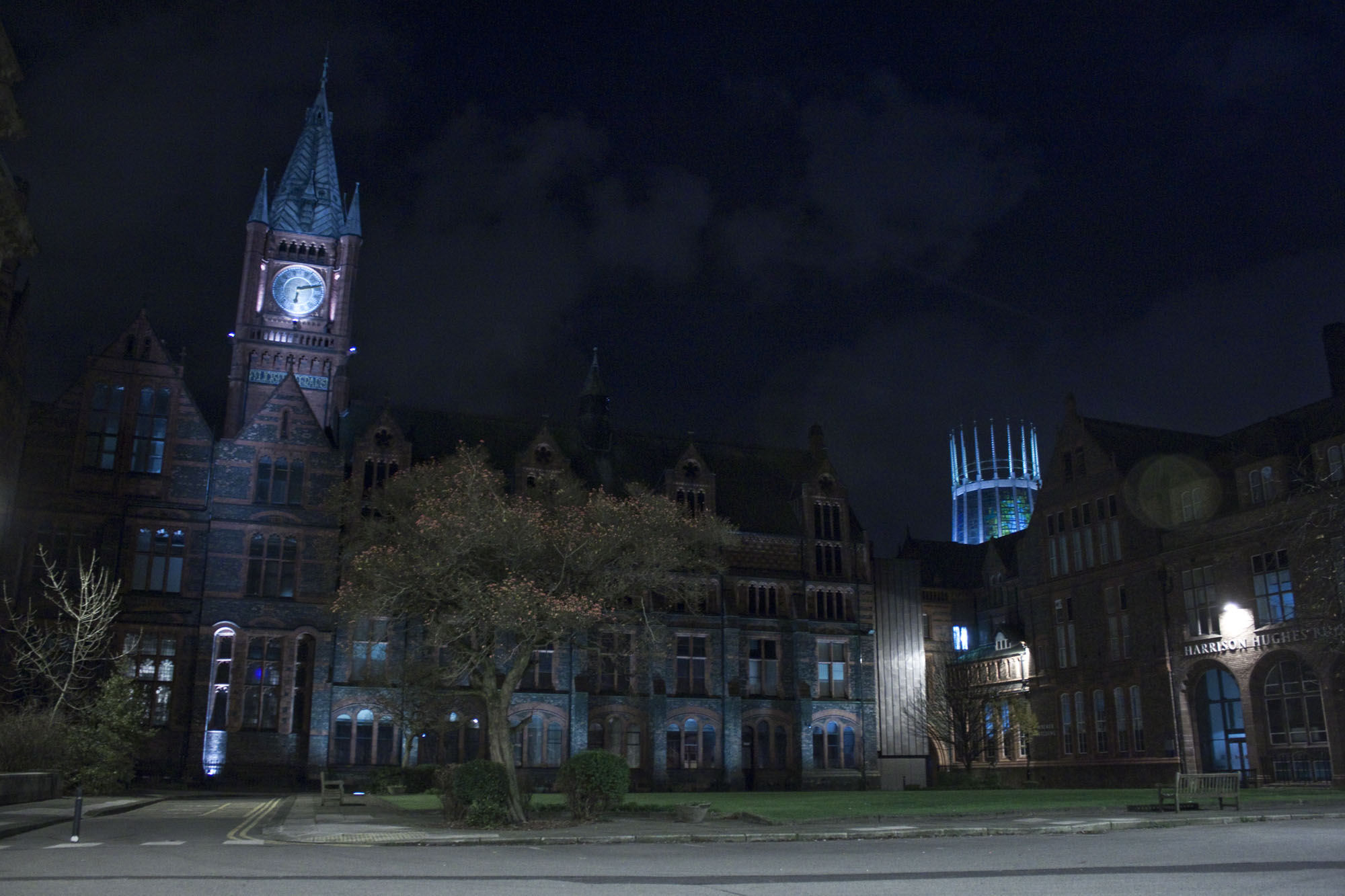 University of Liverpool at night