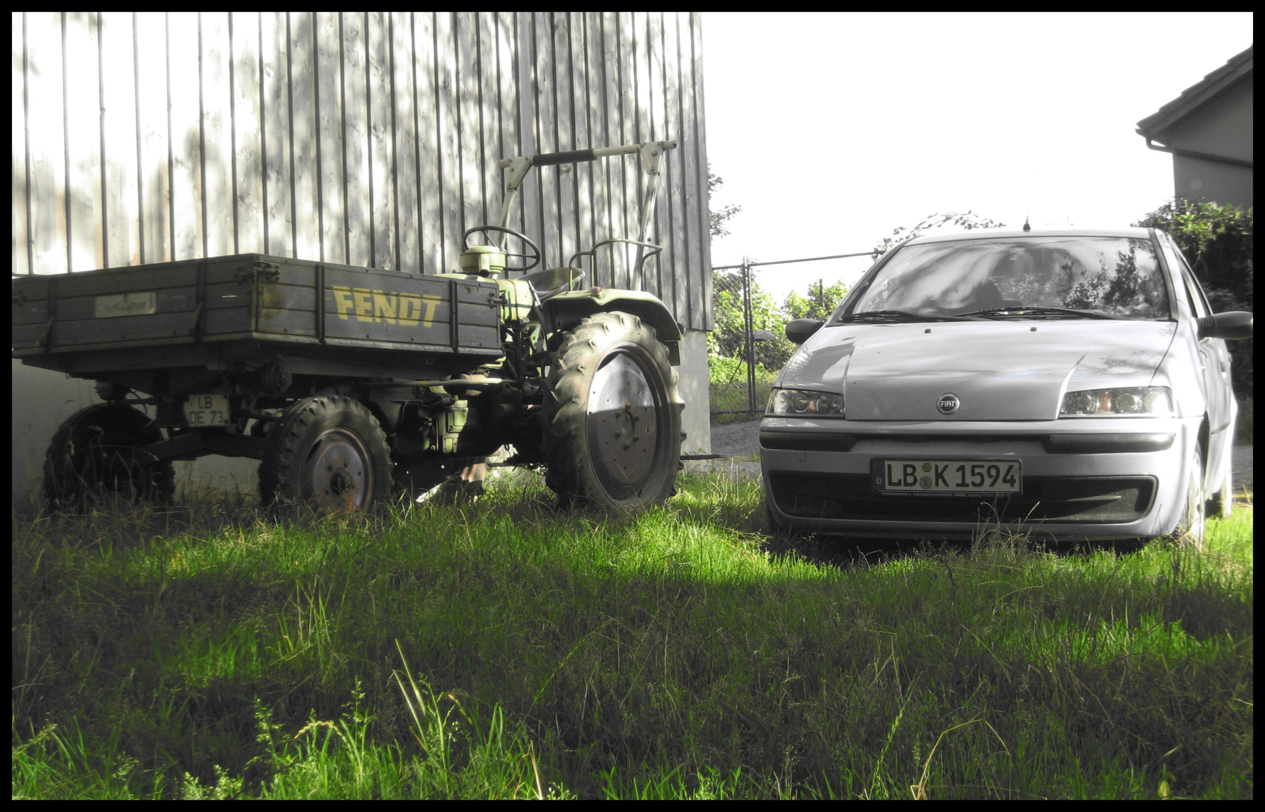 Tractor & Car