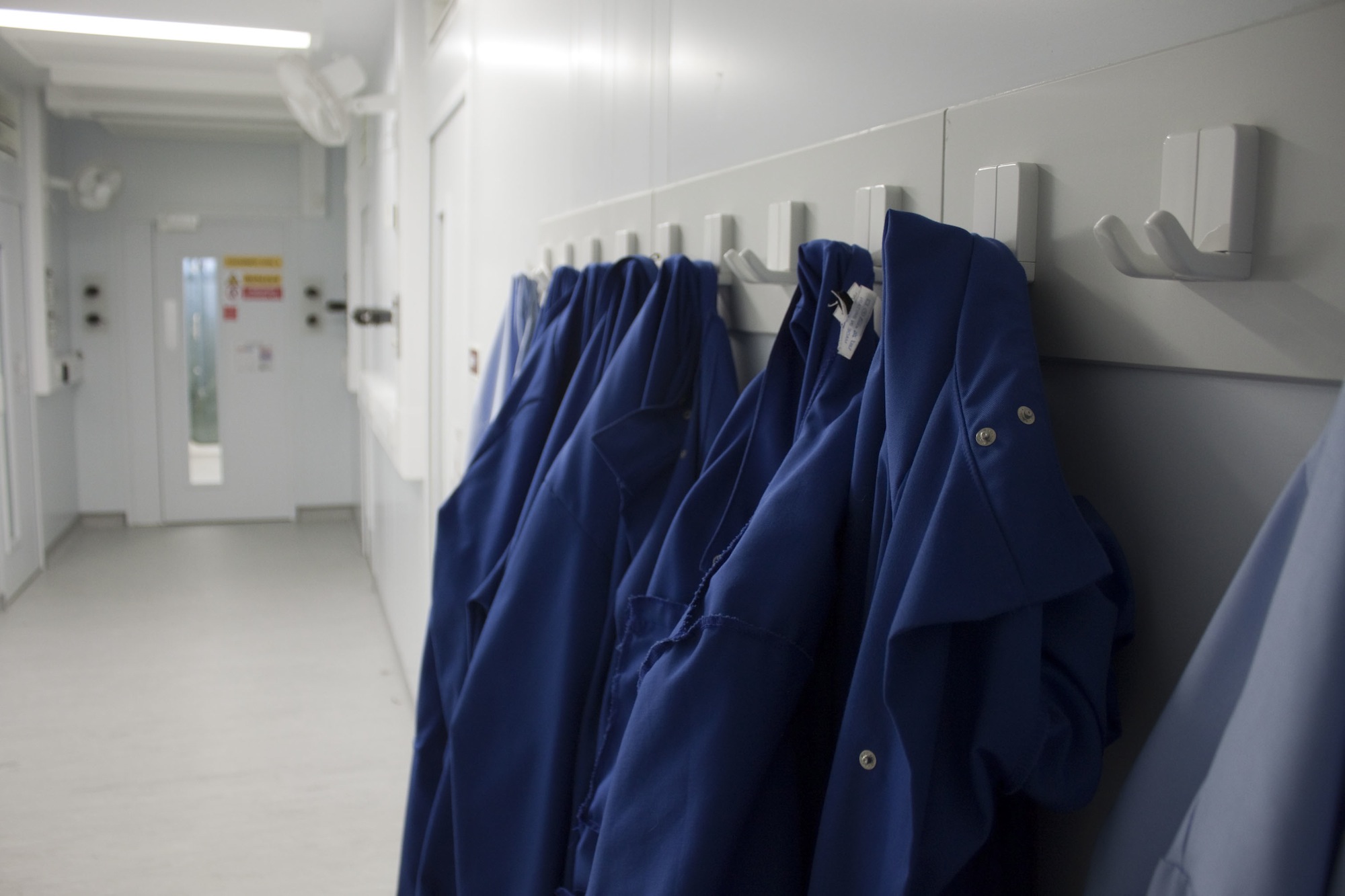 Lab Coats Lined Up