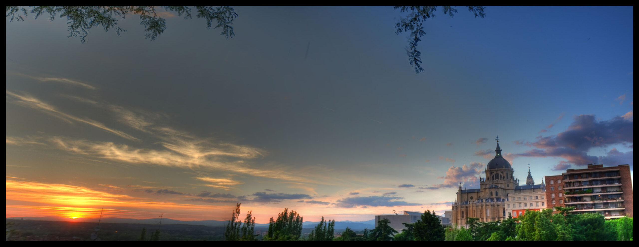 Madrid Sunset Panorama