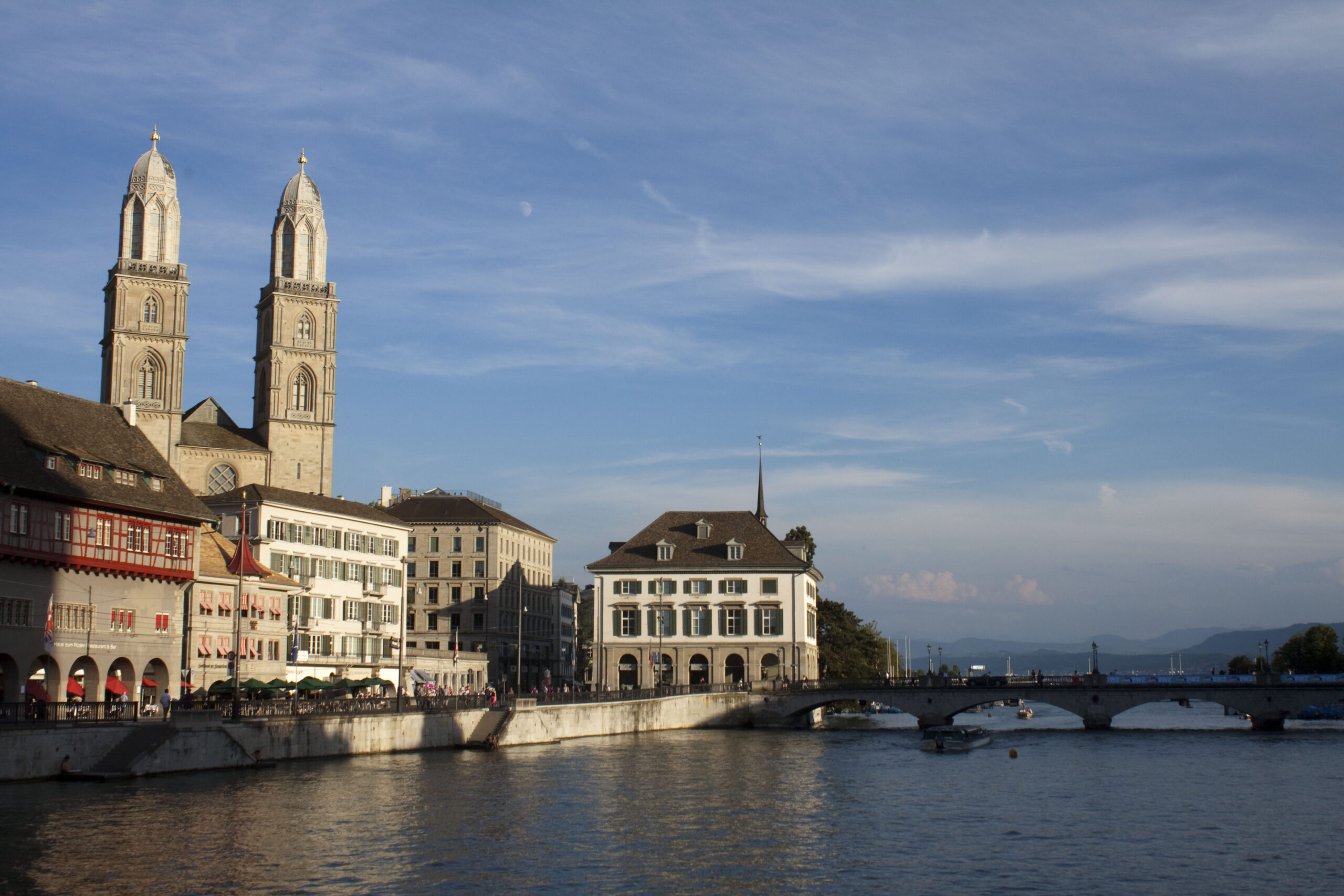 Zurich, River and lake